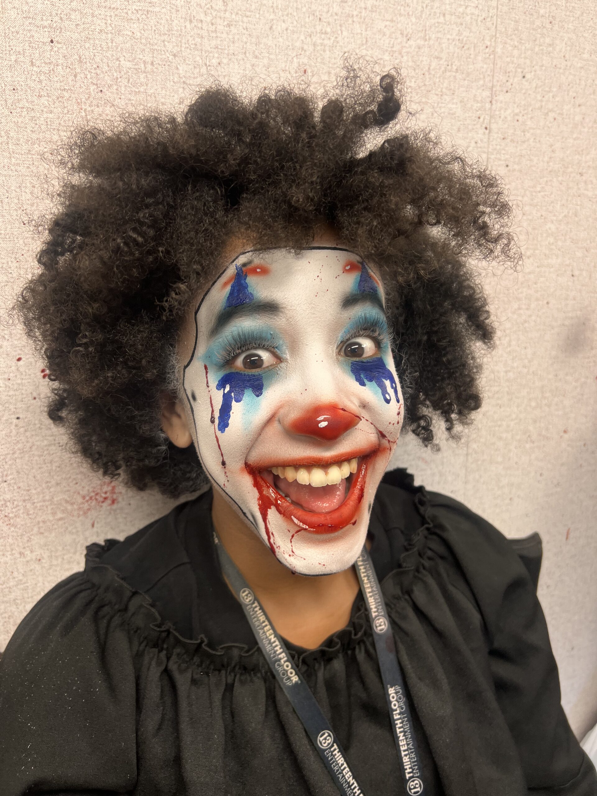 Happy sad clown