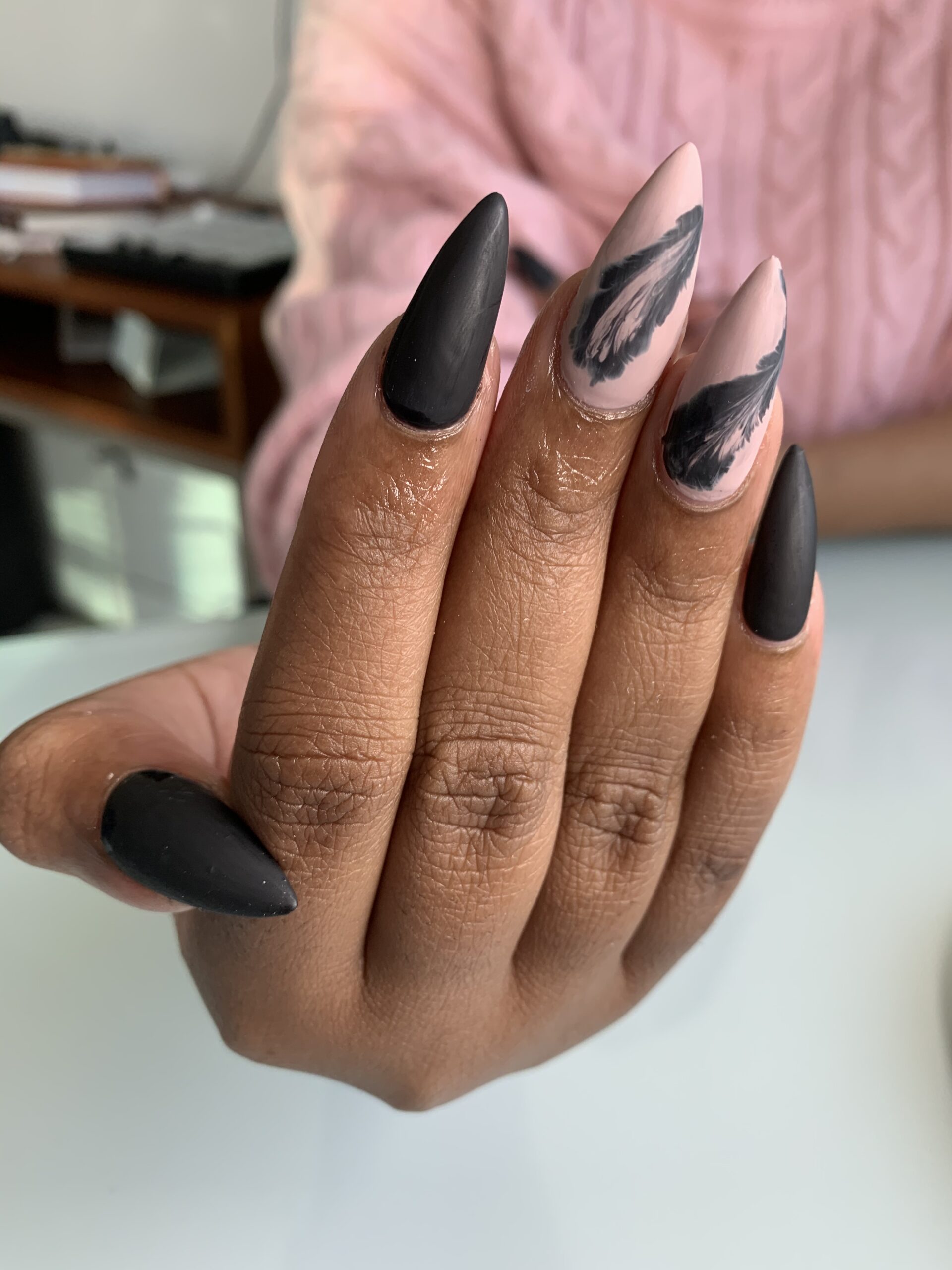 matte feather