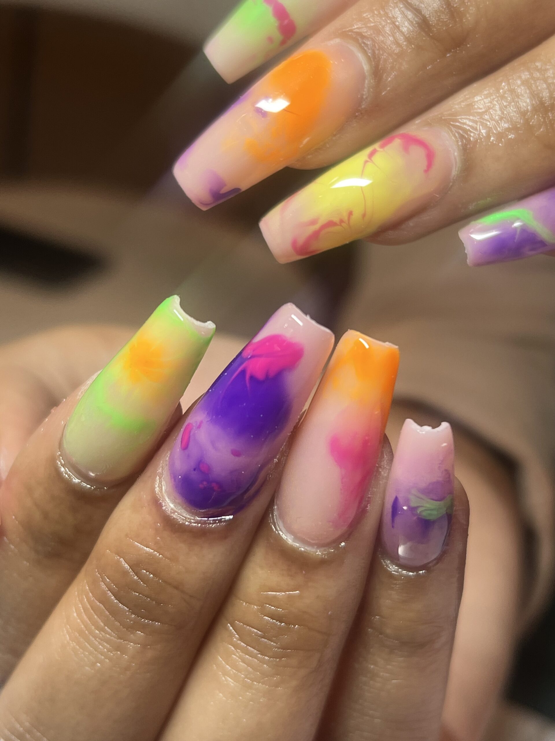 neon blur